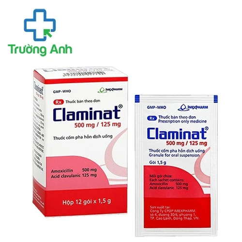 Claminat 500mg/ 125mg - Thuốc điều trị nhiễm khuẩn hiệu quả