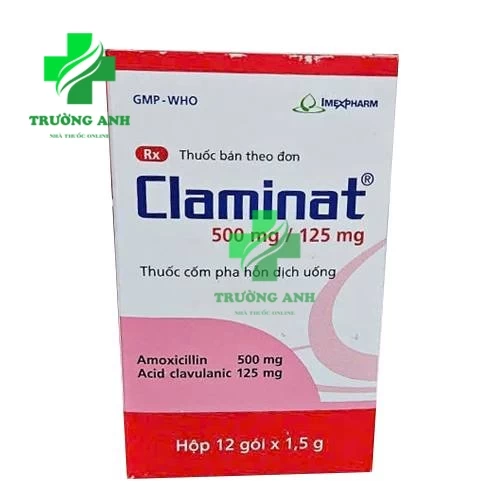 Claminat 500mg/ 125mg - Thuốc điều trị nhiễm khuẩn hiệu quả