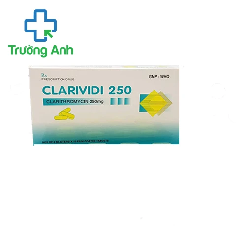 Clarividi 250 Vidipha - Thuốc điều trị nhiễm khuẩn hiệu quả của Vidipha