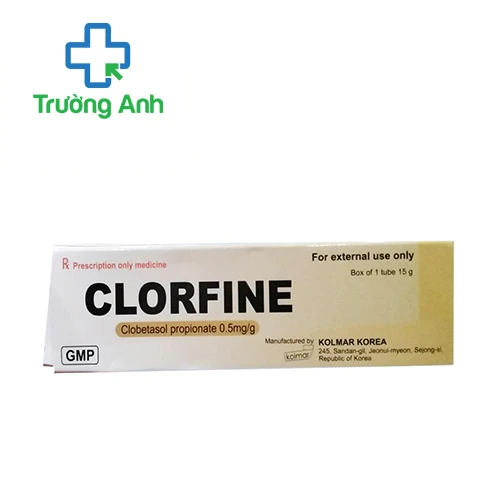 Clorfine 15g Kolmar Korea - Thuốc mỡ điều trị ngắn hạn viêm da