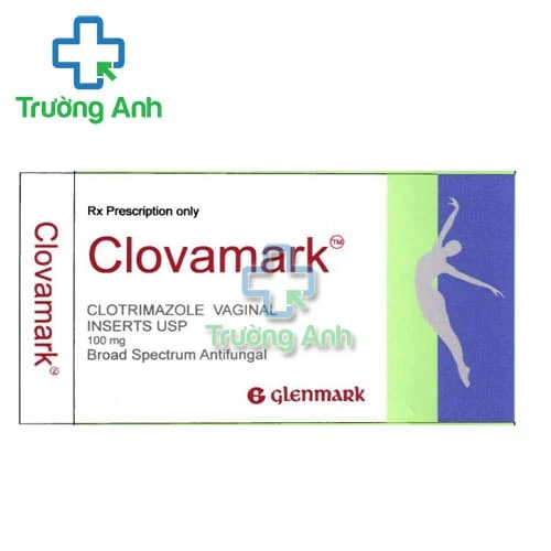 Clovamark 100mg Glenmark - Viên đặt điều trị viêm nấm âm đạo