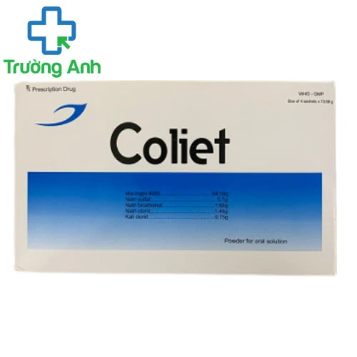 Coliet - Thuốc điều trị triệu chứng táo bón ở người lớn