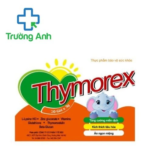 Cốm Thymorex - Giúp trẻ ăn ngon miệng, tăng cường hấp thu