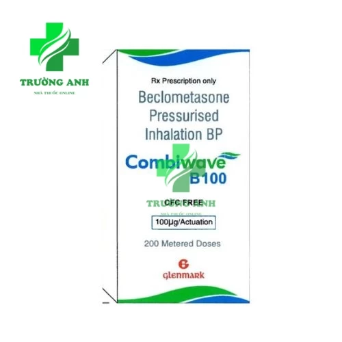 Combiwave FB 100 Glenmark - Thuốc điều trị hen cho người lớn và trẻ em