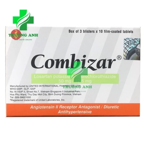 Combizar - Thuốc điều trị cao huyết áp hiệu quả