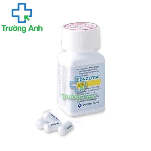 Concerta 18mg - Thuốc điều trị rối loạn tăng động của Janssen