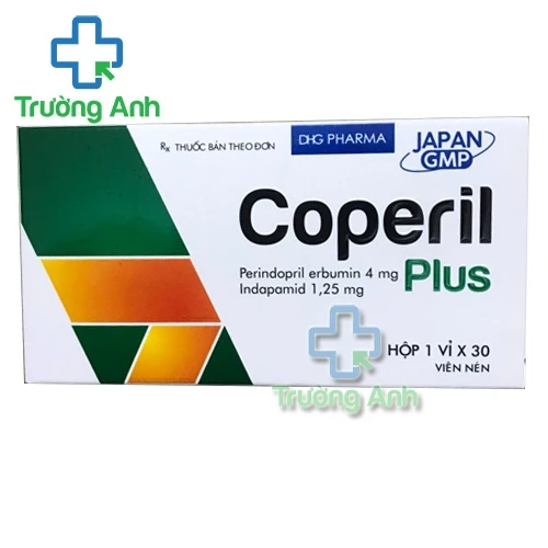 Coperil plus 4mg/1,25mg - Thuốc điều trị tăng huyết áp nguyên phát