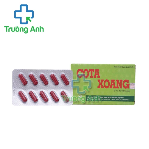 Cota xoang - Hỗ trợ trị viêm xoang, viêm mũi dị ứng