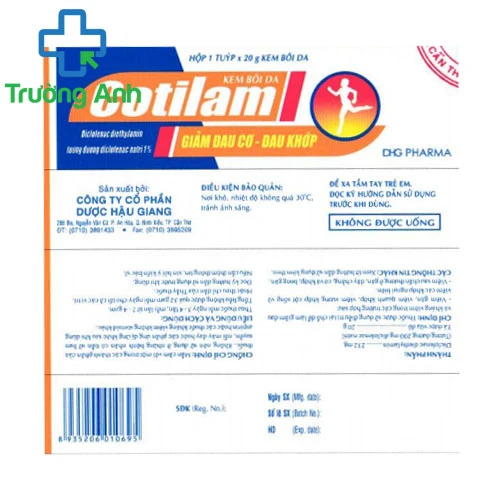 Cotilam - Thuốc điều trị tại chỗ để làm giảm đau và kháng viêm
