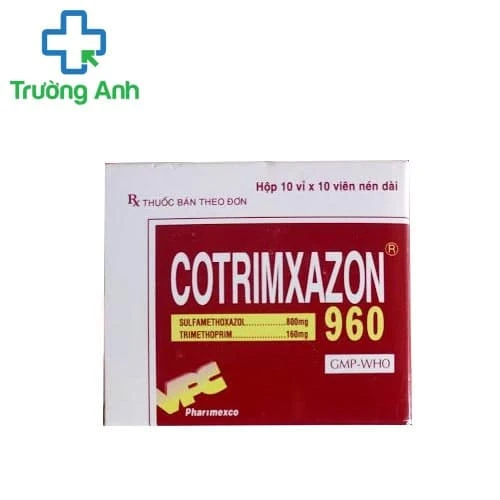 Cotrimxazon 960mg - Điều trị viêm phế quản, viêm phổi, viêm xoang