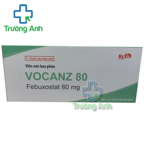 Vocanz 80mg - Thuốc điều trị tăng axit uric máu mãn tính ở người bị gout