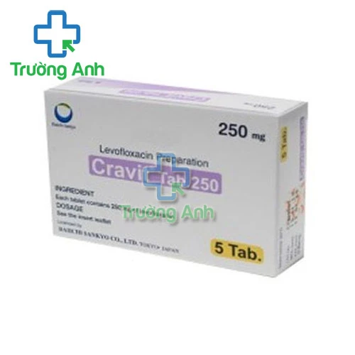 Cravit Tab 250mg Daiichi Sanky - Điều trị nhiễm khuẩn hiệu quả