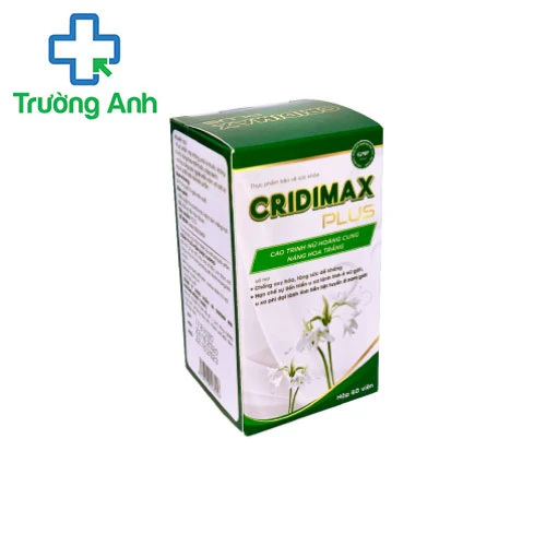 CRIDIMAX PLUS - Giúp chống oxy hóa, tăng sức đề kháng hiệu quả