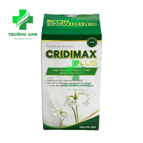 CRIDIMAX PLUS - Giúp chống oxy hóa, tăng sức đề kháng hiệu quả