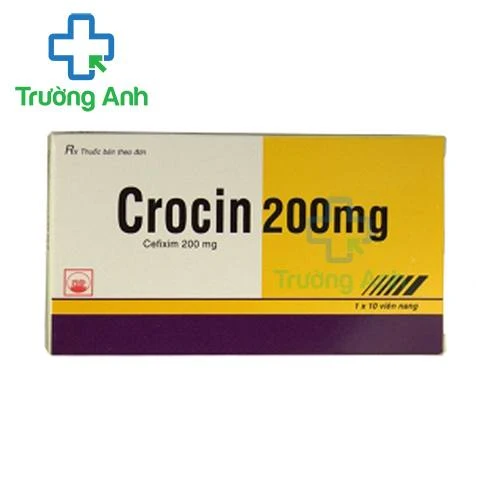 Crocin 200 mg - Thuốc điều trị nhiễm khuẩn hiệu quả của Pymepharco