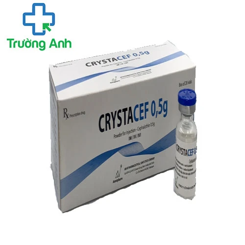 Crystacef 0,5g - Thuốc điều trị nhiễm khuẩn hiệu quả của Amvipharm