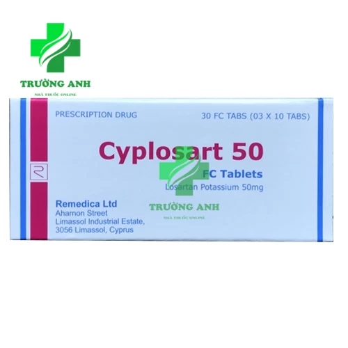 Cyplosart 50 FC Tablets - Thuốc điều trị tăng HA nhẹ đến vừa