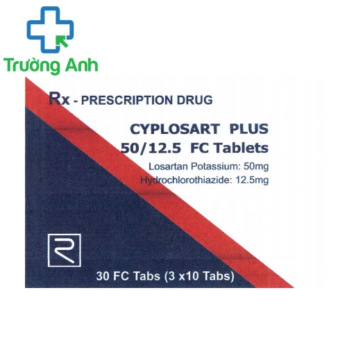Cyplosart plus 50/12,5 FC tablets - Điều trị tăng huyết áp