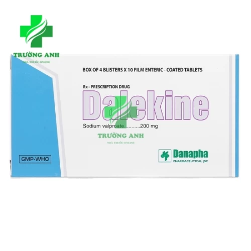 Dalekine 500 (vỉ) - Thuốc điều trị động kinh, co giật của Danapha