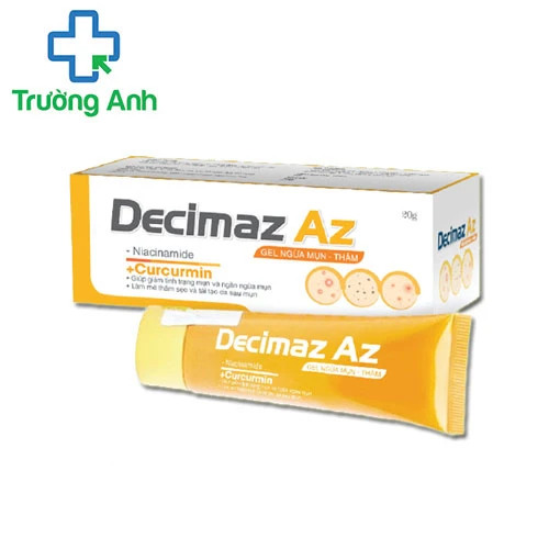 Decimaz Az - Giúp làm mờ vết thâm, sẹo trên da do mụn hiệu quả