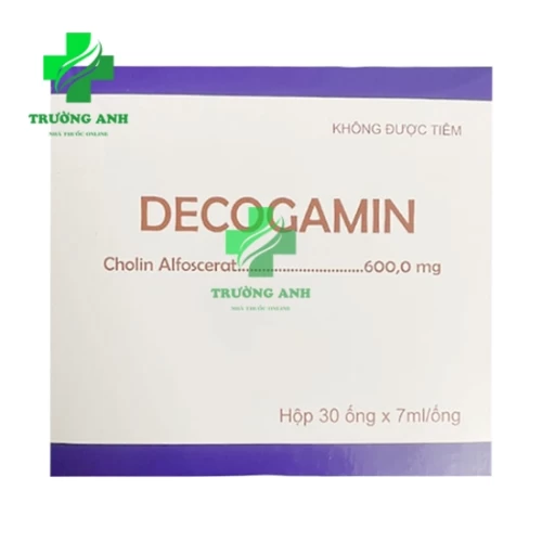 Decogamin 600 mg/7ml Medisun - Phục hồi sau chấn thương