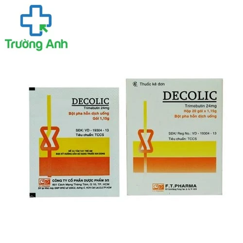 Decolic 24mg F.T.Pharma - Thuốc điều trị rối loạn tiêu hóa 