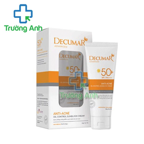 Decumar Advanced 50SPF/PA++++ 50g - Kem chống nắng, ngừa khuẩn