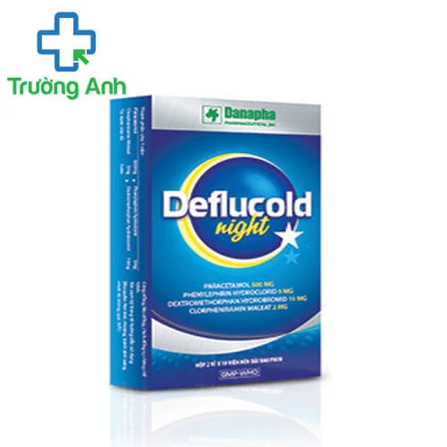 Deflucold night Danapha - Thuốc điều trị cảm cúm hiệu quả của Danapha