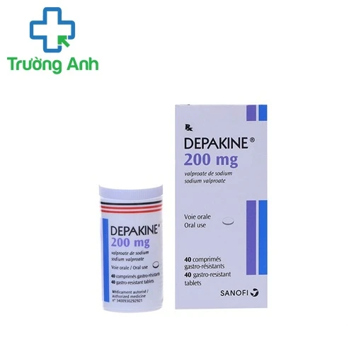 Depakine 200mg (viên) - Thuốc điều trị động kinh cục bộ của Pháp