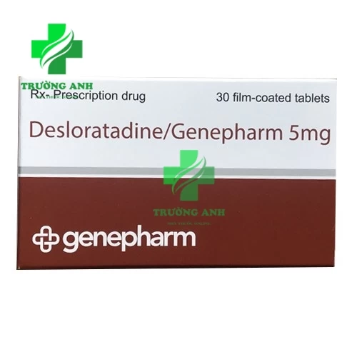 Desloratadine/Genepharm - Thuốc điều trị viêm mũi dị ứng, mày đay tự phát