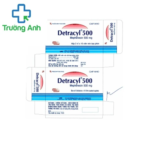 Detracyl 500 -Thuốc điều trị thoái cột sống & các rối loạn tư thế