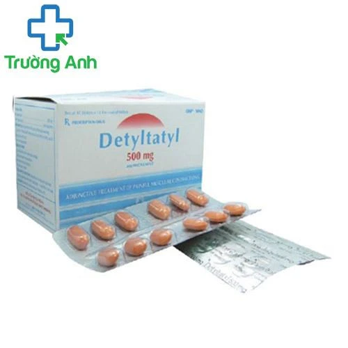 Detyltatyl 500mg - Thuốc điều trị vẹo cổ, đau thắt lưng, đau lưng