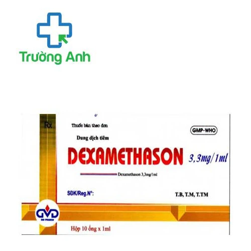 Dexamethason 3,3mg/1ml MD Pharco - Thuốc chống viêm hiệu quả