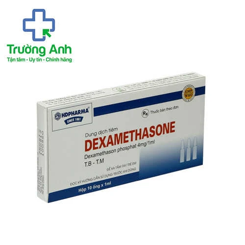Dexamethason 4mg HDpharma - Thuốc điều trị hen, viêm thanh quản