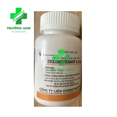 Dexamethasone 0,5mg Meyer - Thuốc điều trị dị ứng hiệu quả