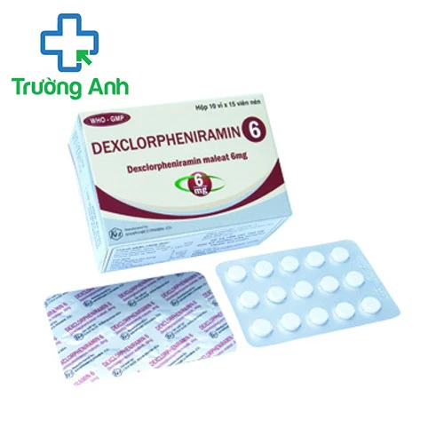 Dexclorpheniramin 6 Khapharco - Thuốc điều trị viêm mũi dị ứng hiệu quả