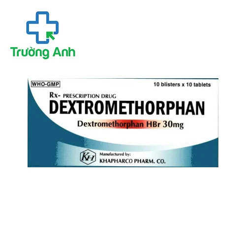 Dextromethorphan 30mg Khapharco - Thuốc điều trị triệu chứng ho