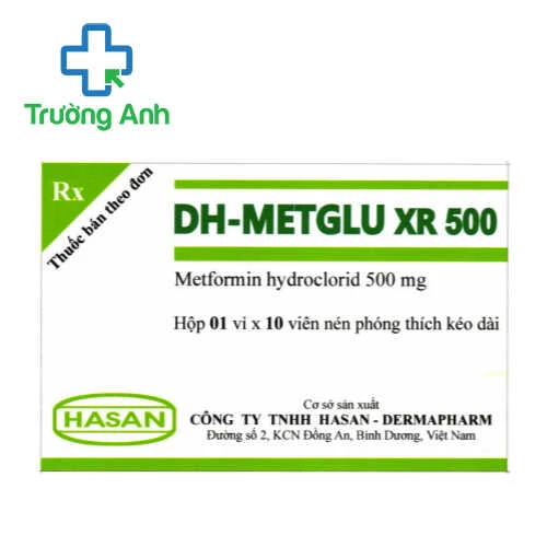 DH-Metglu XR 500 - Thuốc điều trị đái tháo đường tuýp II của Dermapharm