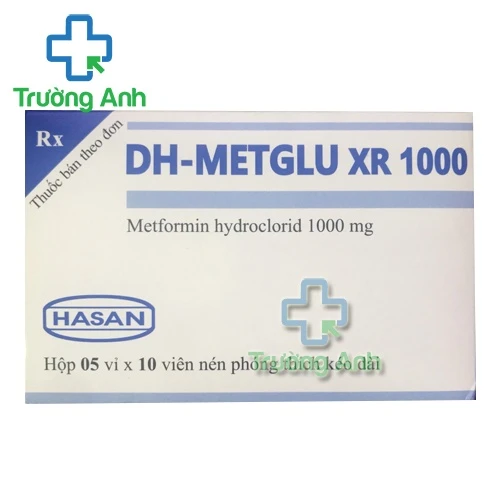 DH-Metglu XR 1000mg - Thuốc điều trị đái tháo đường tuýp II của Dermapharm