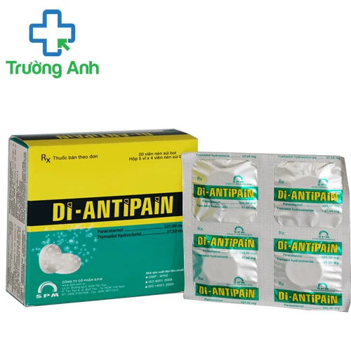 Di-antipain (viên nén sủi bọt) - Thuốc giảm đau vừa đến nặng của SPM
