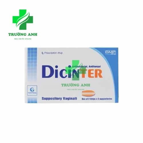 Dicinter - Viên đặt điều trị viêm âm đạo hiệu quả