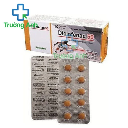 Diclofenac 50 Vacopharm - Điều trị viêm khớp, thoái hóa khớp