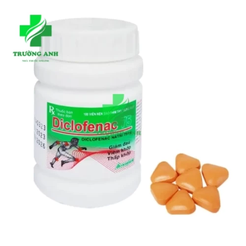 Diclofenac 75 Vacopharm - Thuốc điều trị viêm khớp dài ngày (10 lọ)