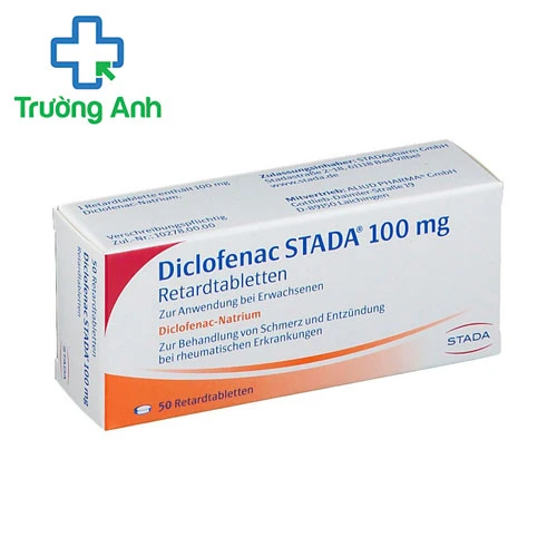 Diclofenac Stada 100 mg - Thuốc giảm đau, chống viêm hiệu quả