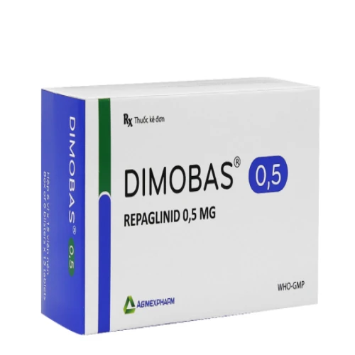 Dimobas 0.5 - Thuốc điều trị đái tháo đường type 2 của Agimexpharm