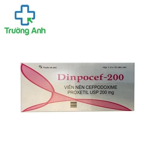 Dinpocef 200mg - Thuốc điều trị nhiễm khuẩn đường hô hấp