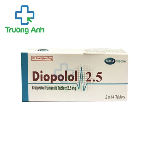 Diopolol 2.5 - Thuốc điều trị cao huyết áp hiệu quả của Ireland