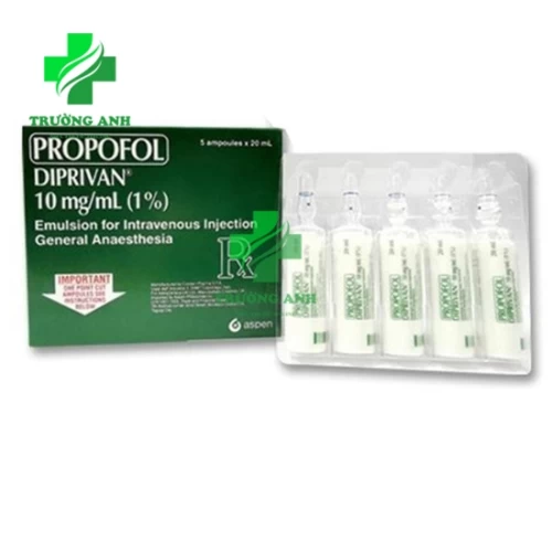 Diprivan Inj 20ml - Thuốc gây mê hiệu quả của Ý