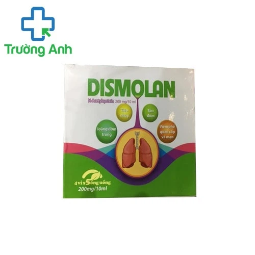 Dismolan 200mg/10ml - Thuốc tiêu chất nhầy đường hô hấp hiệu quả