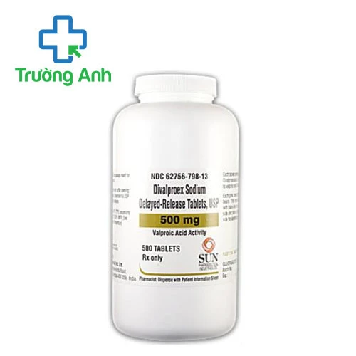 Divalproex Sodium Delayed-release 500mg Sun Pharma - Thuốc điều trị co giật